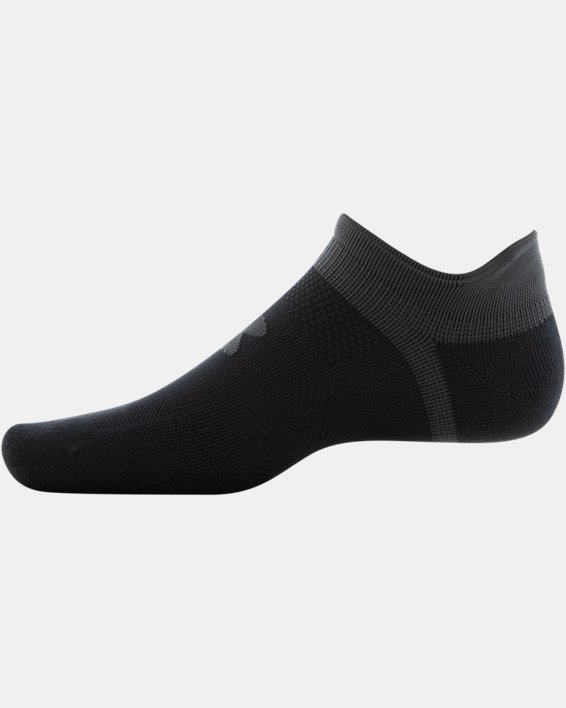 Unisex UA ArmourDry® Run Lite 3-Pack Socks, Black, pdpMainDesktop image number 1